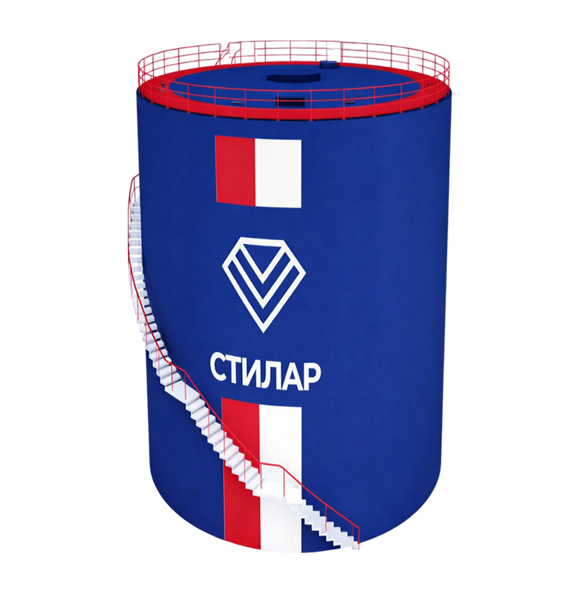 Цельносварной резервуар РВС для аварийного запаса воды 25 м³ от завода-производителя